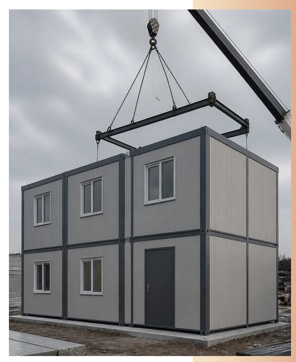 Модульные здания из сэндвич панелей в Тихвине по цене от 27320 р. | БытовкаПрофи-Тхв